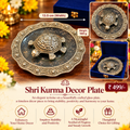 Shri Kurma Decorative Glass Plate