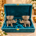 Elephant Dry Fruit Bowl Set