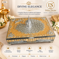 Peacock Rectangle Dry Fruit Box