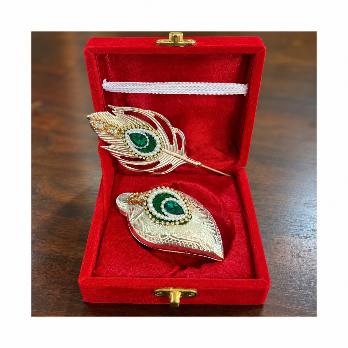 Stonework Roli Chawal Chopda Set