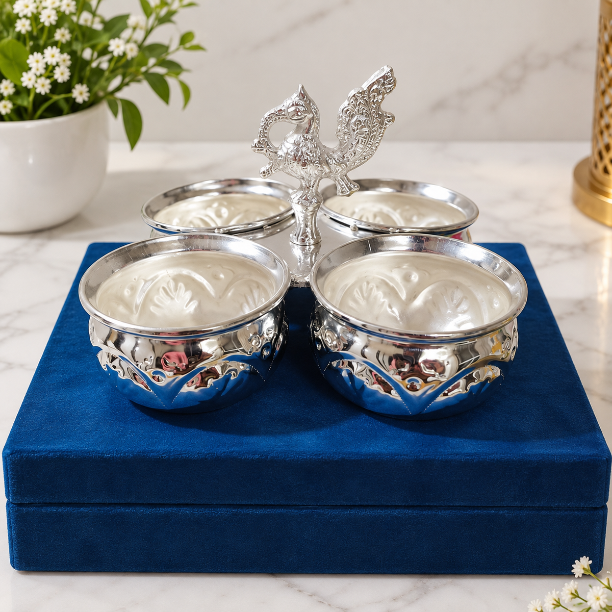 Haldi Kumkum Set – 4 Piece