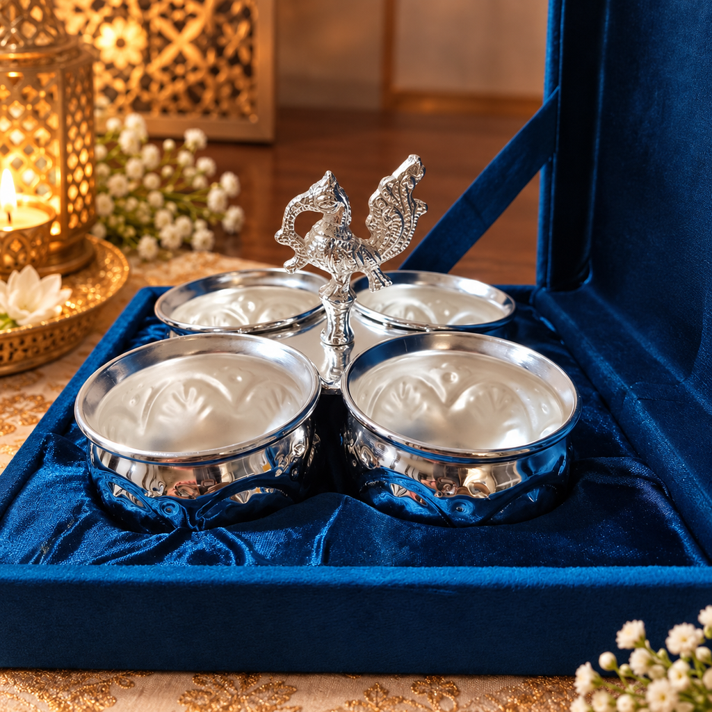 Haldi Kumkum Set – 4 Piece