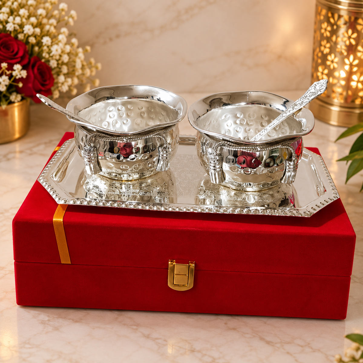 Dry Fruit Set with Tray – Without Lid