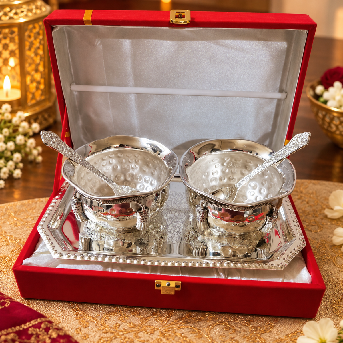 Dry Fruit Set with Tray – Without Lid
