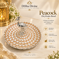 Peacock Enamel Dry Fruit Tray
