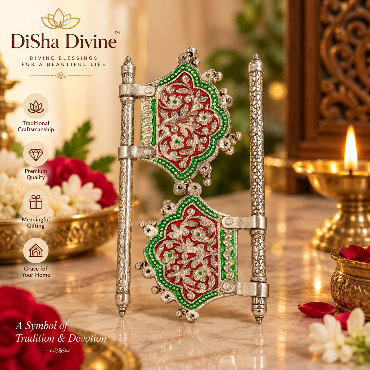 Decorative Metal Haath Pankha