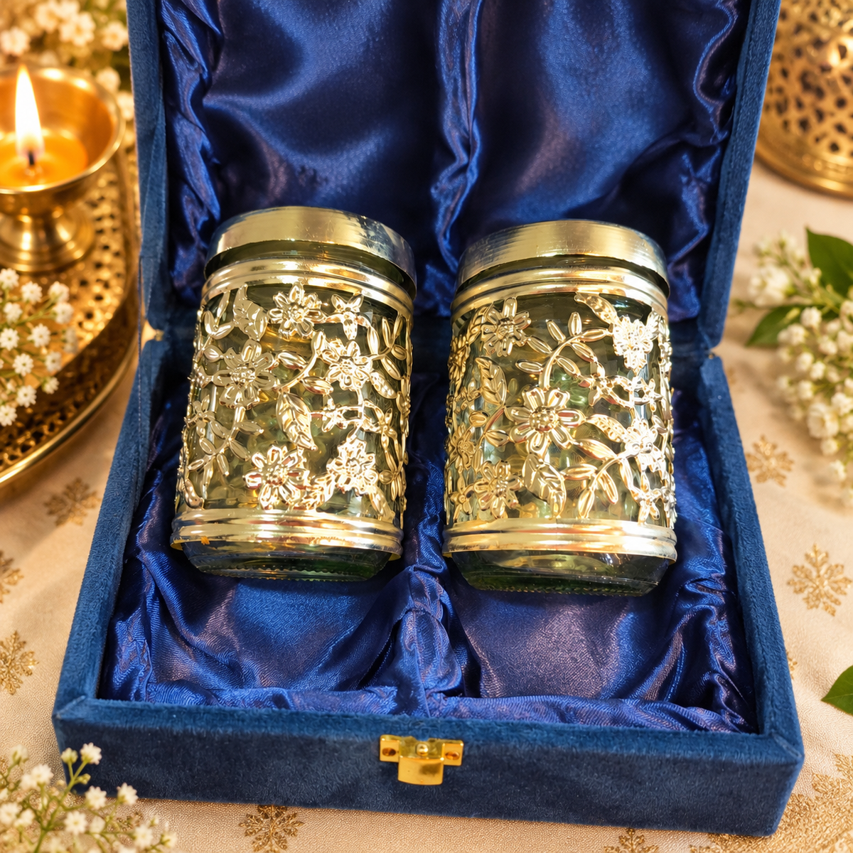 Decorative Glass Jar Set