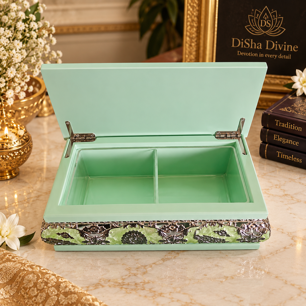 Enamel Wooden Dry Fruit Set
