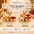 Haldi Kumkum Two Bowl Set