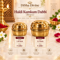 Haldi Kumkum Dabbi (Brass)