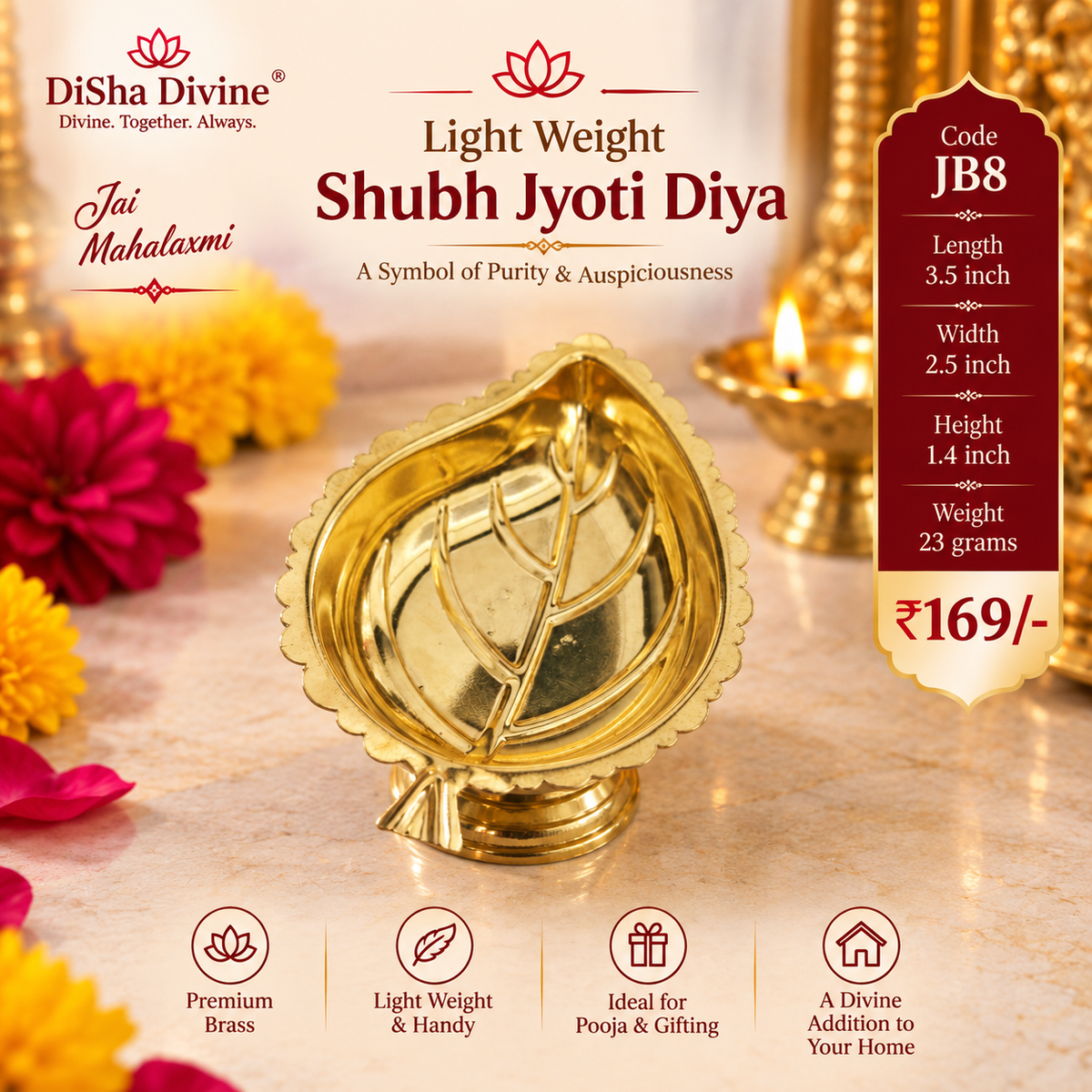 Light Weight Shubh Jyoti Diya