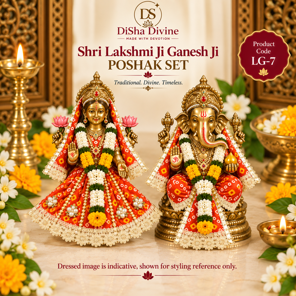 Shri Lakshmi Ji Ganesh Ji Poshak Set
