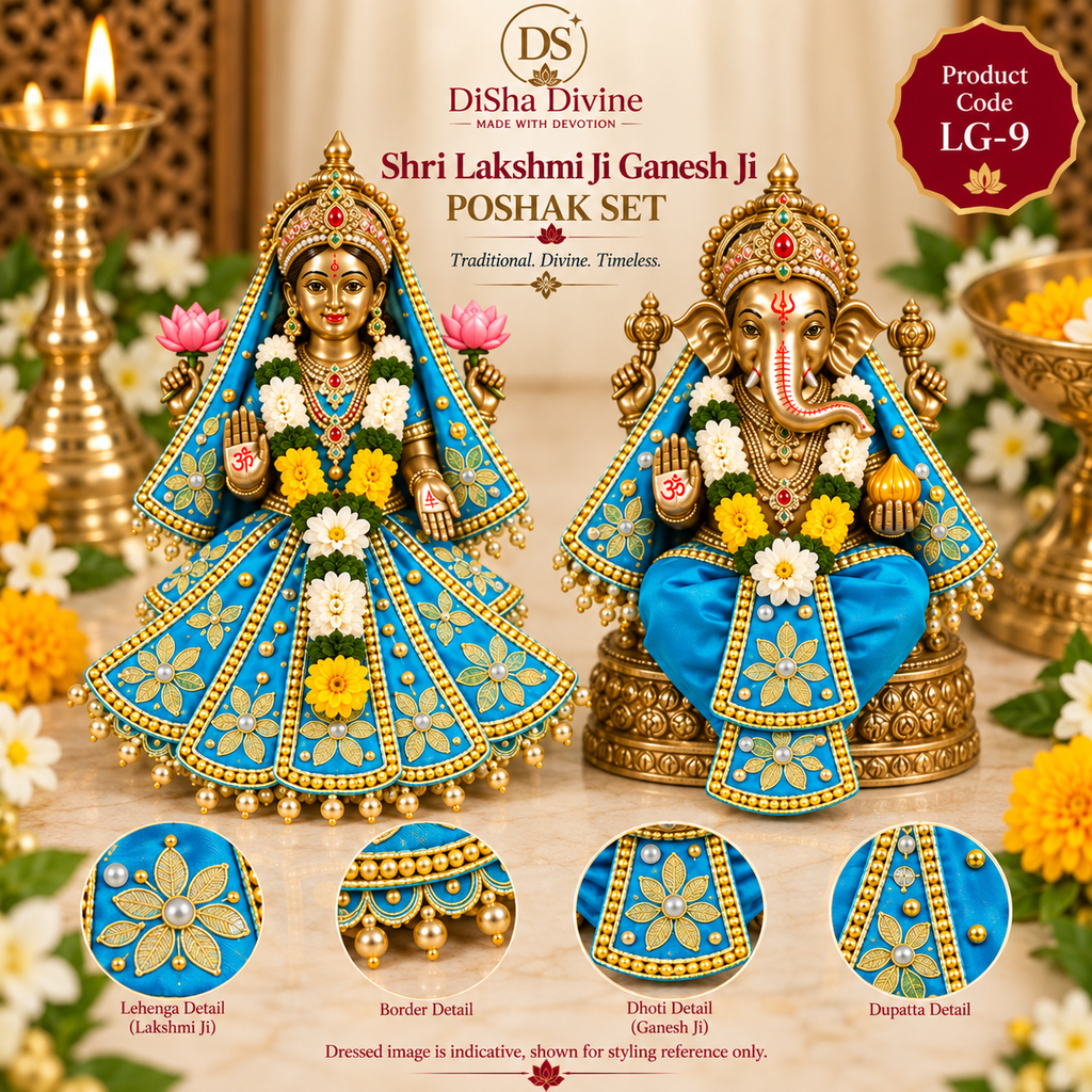 Shri Lakshmi Ji Ganesh Ji Poshak Set