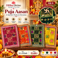 Swastik Sequin Puja Aasan