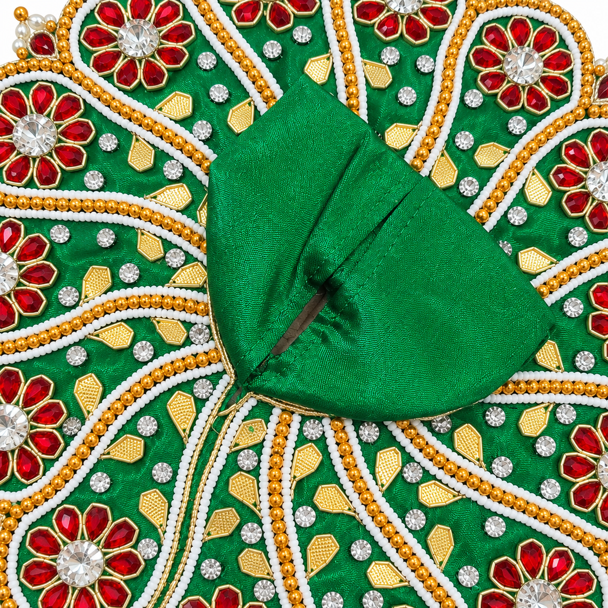 Rajashree green gota patti poshak