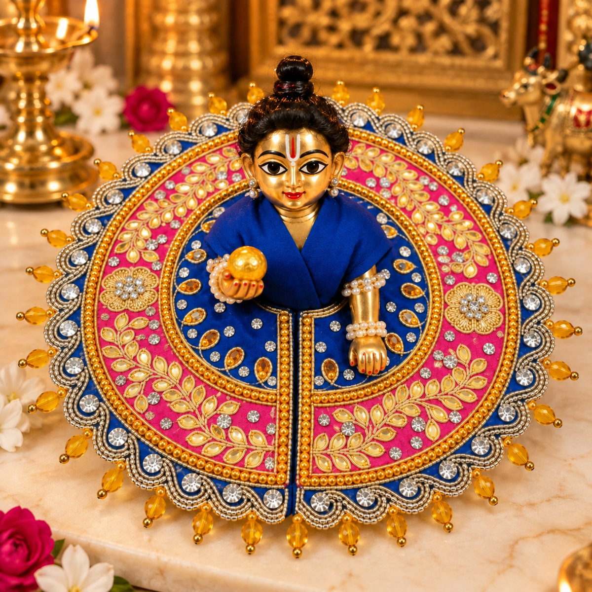 Neel Gulabi Vaibhav Poshak