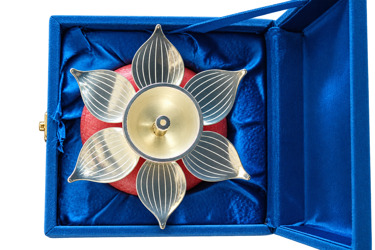 Resin Lotus Diya