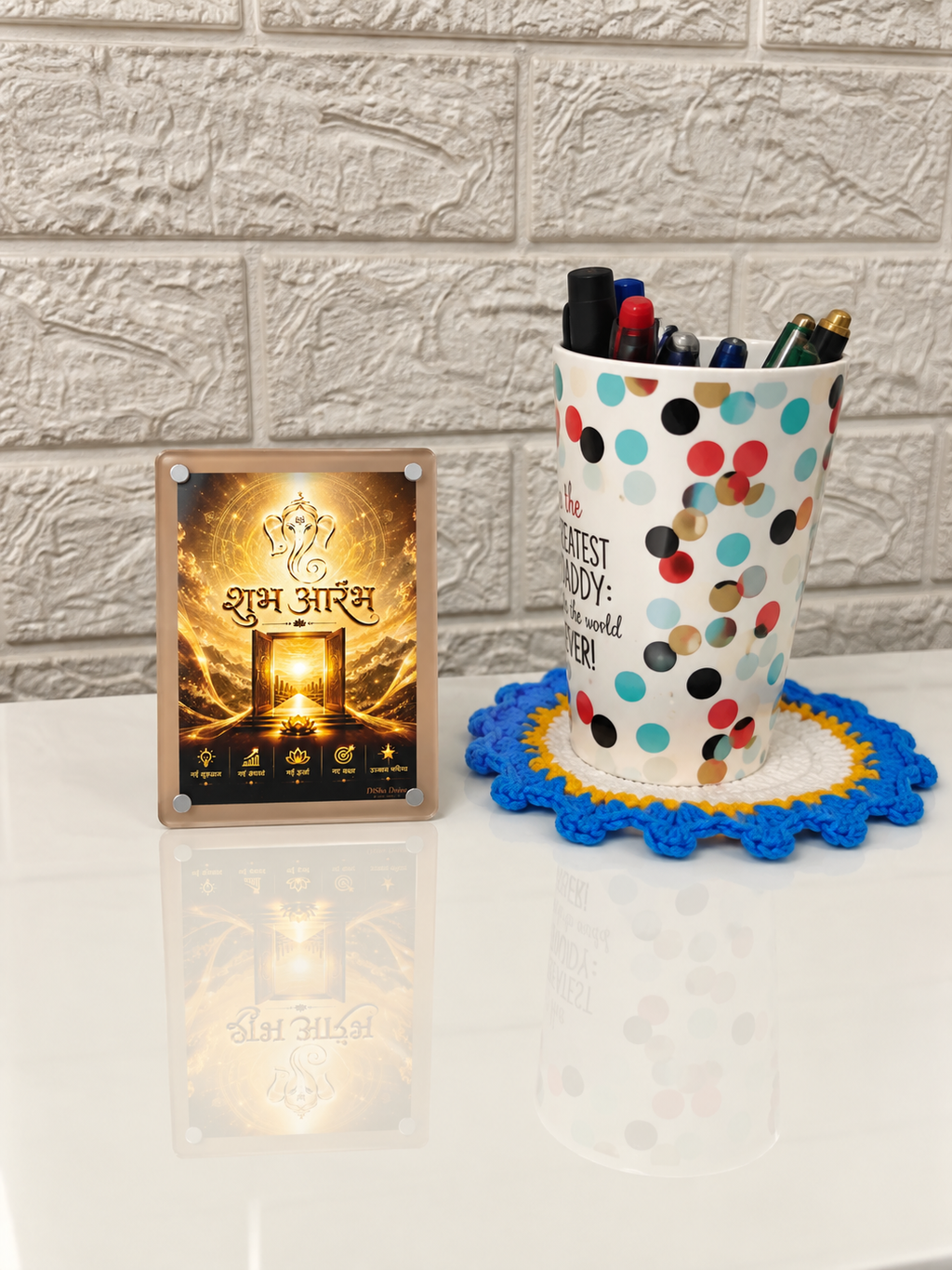 Shubh Aarambh – Blessings for New Beginnings | Magnetic Frame