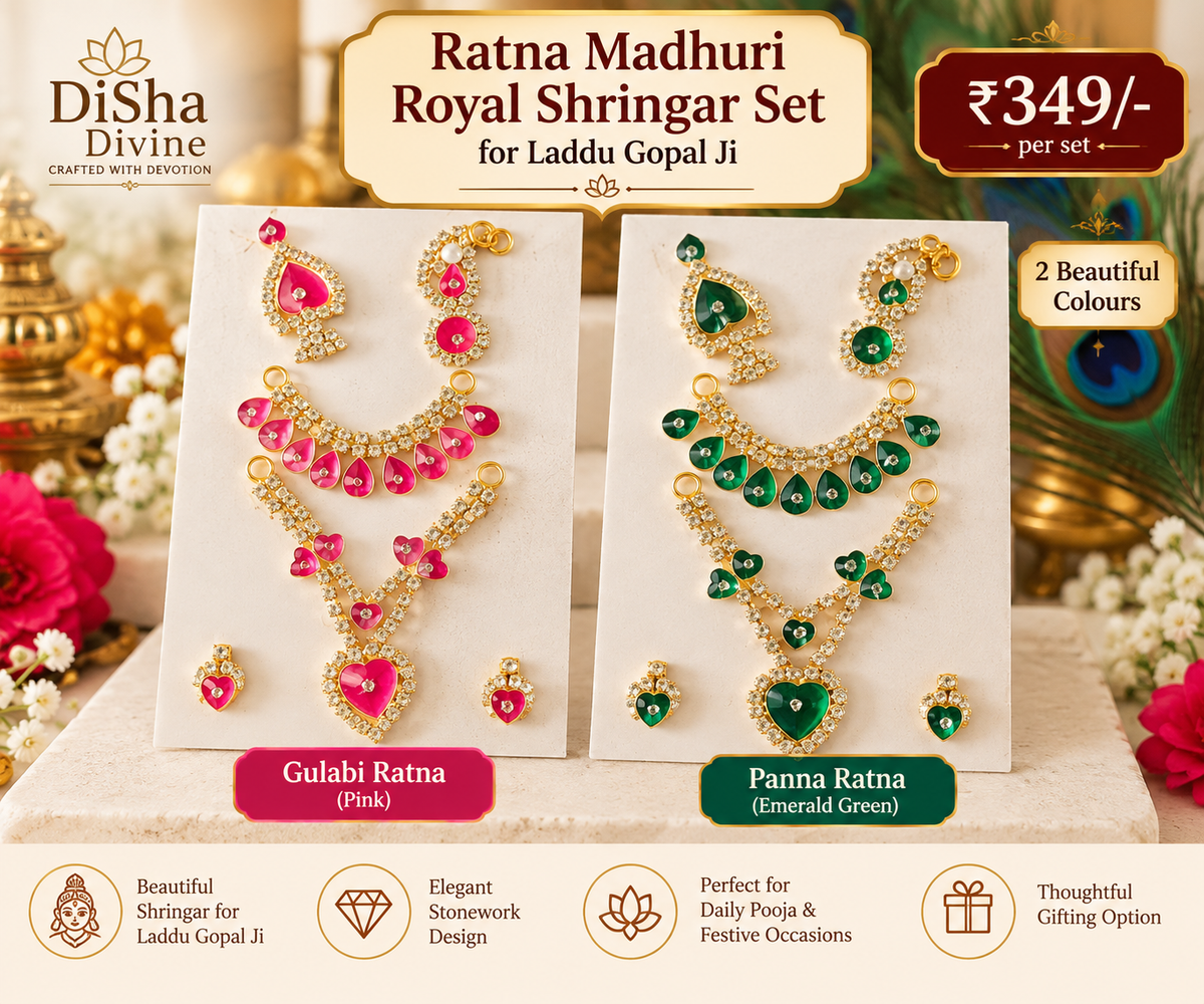 Ratna Madhuri Royal Shringar Set for Laddu Gopal Ji