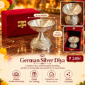 German Silver Diya