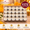 Classic White Tealight Candles – Pack of 24