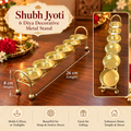 Shubh Jyoti 6 Diya Decorative Metal Stand