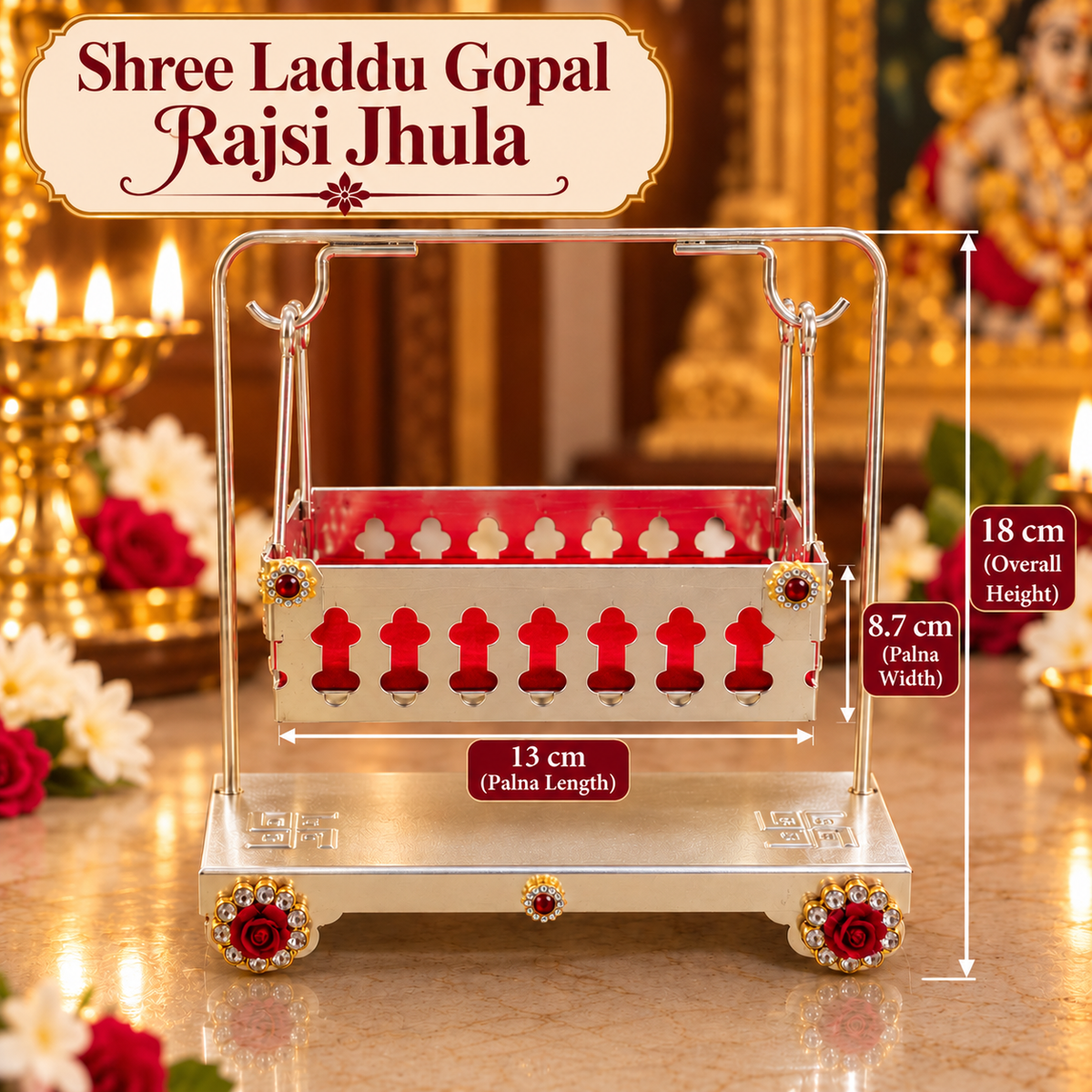 Shree Laddu Gopal Rajsi Jhula