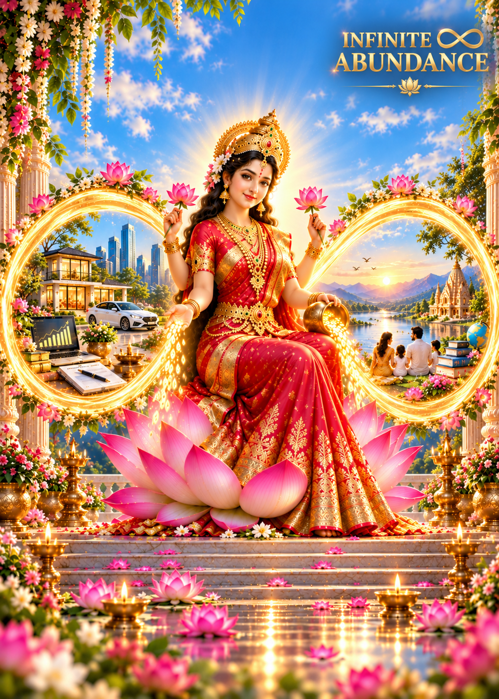 7 Divine Blessings – Interchangeable Tabletop Photo Display