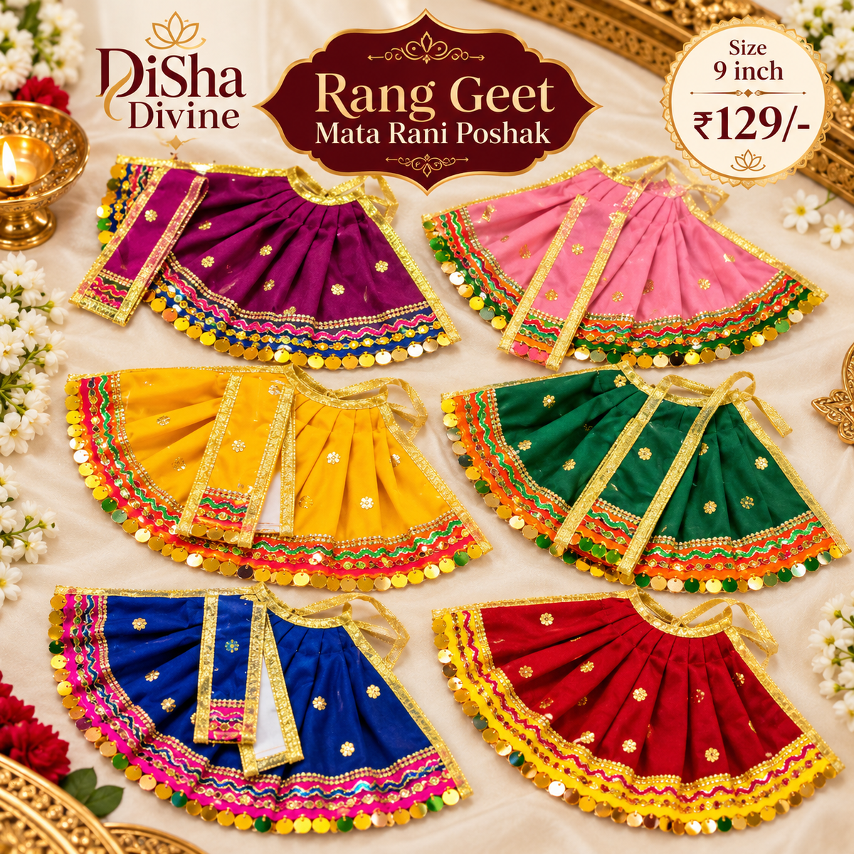 Rang Geet Mata Rani Poshak – 5 inch